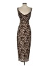 Saylor 100% Polyester Animal Print Brown Cocktail Dress Size S - photo 2
