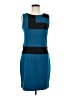 En Focus Studio Color Block Blue Cocktail Dress Size 6 - photo 1