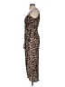 Saylor 100% Polyester Animal Print Brown Cocktail Dress Size S - photo 5