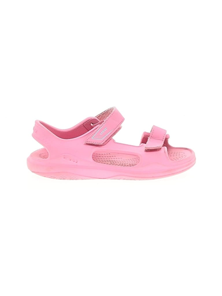 Pre-owned Crocs Kids' Sandals In Pink