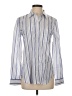 UNTUCKit Stripes Blue Long Sleeve Button-Down Shirt Size 4 - photo 1