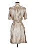 Sabina Musayev 100% Polyester Metallic Silver Cocktail Dress Size XS - photo 2