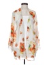 Unbranded 100% Polyester Orange Kimono Size S (estimated) - photo 1