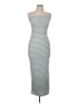 Shein Stripes Gray Casual Dress Size 6 - photo 1