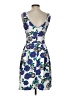 Maison Jules Print Blue Cocktail Dress Size S - photo 2