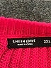 Shein Curve 100% Acrylic Pink Pullover Sweater Size 2X - photo 7