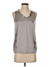 Vince. Silver Sleeveless Silk Top Size XS - photo 1
