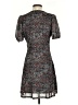 19 Cooper 100% Polyester Print Gray Cocktail Dress Size S - photo 2