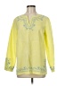 Assorted Brands 100% Ramie Yellow Long Sleeve Blouse Size M - photo 1
