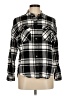 MICHAEL Michael Kors Plaid Black Long Sleeve Button-Down Shirt Size M - photo 1