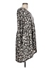 Assorted Brands Animal Print Gray Casual Dress Size L - photo 4