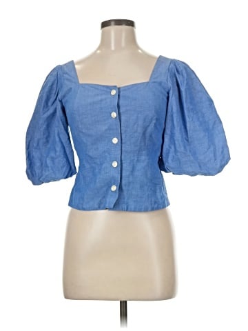 Sandro 3/4 Sleeve Blouse (view 1)