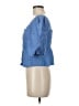 Sandro Blue 3/4 Sleeve Blouse Size Med (2) - photo 5