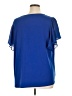 Calvin Klein Blue Short Sleeve Blouse Size XL (estimated) - photo 2