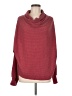 White Crow Solid Burgundy Turtleneck Sweater Size M - photo 1