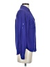Express 100% Polyester Blue Long Sleeve Blouse Size XS - photo 4