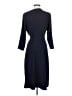 Ann Taylor 100% Polyester Solid Blue Casual Dress Size 2 - photo 2
