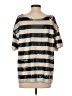 Silence and Noise Metallic Silver Short Sleeve Top Size XS - photo 2