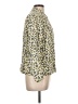 Firenze Animal Print Yellow Ivory Long Sleeve Button-Down Shirt Size EU (IT) 48 / US 12 - photo 4