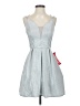 Crystal Doll 100% Polyester Gray Cocktail Dress Size 5 - photo 1