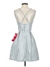 Crystal Doll 100% Polyester Gray Cocktail Dress Size 5 - photo 2