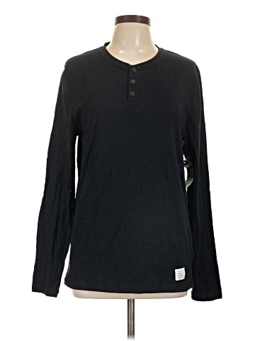 Adam Levine Long Sleeve Henley (view 1)