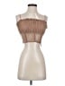 Tiger Mist Brown Sleeveless Top Size S - photo 1