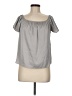 Forever 21 Gray Short Sleeve Blouse Size M - photo 1
