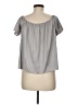 Forever 21 Gray Short Sleeve Blouse Size M - photo 2