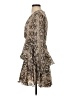 Do & Be 100% Polyester Animal Print Brown Cocktail Dress Size S - photo 5
