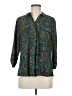 Emily Daniels Paisley Teal 3/4 Sleeve Blouse Size M - photo 1