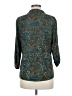 Emily Daniels Paisley Teal 3/4 Sleeve Blouse Size M - photo 2