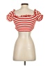Shein Red Short Sleeve Top Size 4 - photo 2
