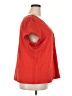 Apostrophe Red Short Sleeve Blouse Size 26W - photo 4