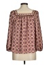 Max Studio 100% Polyester Brown Pink 3/4 Sleeve Blouse Size M - photo 2