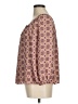 Max Studio 100% Polyester Brown Pink 3/4 Sleeve Blouse Size M - photo 5