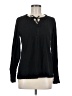 Ann Taylor LOFT Black Long Sleeve Blouse Size M - photo 1