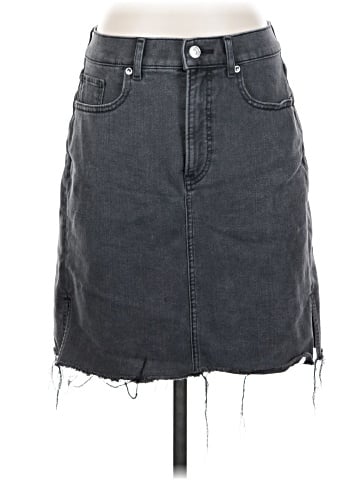 Express Denim Skirt (view 1)