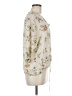 DR2 100% Polyester Floral Ivory 3/4 Sleeve Blouse Size M - photo 4