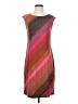 Chico's Graphic Multi Color Brown Cocktail Dress Size S - photo 1