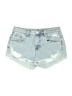 Superdown 100% Cotton Blue Denim Shorts Size 27 waist - photo 1