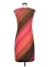 Chico's Graphic Multi Color Brown Cocktail Dress Size S - photo 2