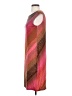 Chico's Graphic Multi Color Brown Cocktail Dress Size S - photo 5