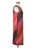 Chico's Graphic Multi Color Brown Cocktail Dress Size S - photo 4