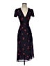 Réalisation 100% Silk Hearts Black Cocktail Dress Size XS - photo 1