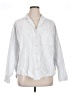 Gap Body Stripes White Long Sleeve Button-Down Shirt Size XL - photo 1