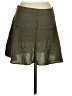 Express 100% Rayon Solid Green Casual Skirt Size 2 - photo 2