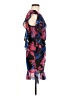 MNG Multi Color Blue Cocktail Dress Size 6 - photo 4