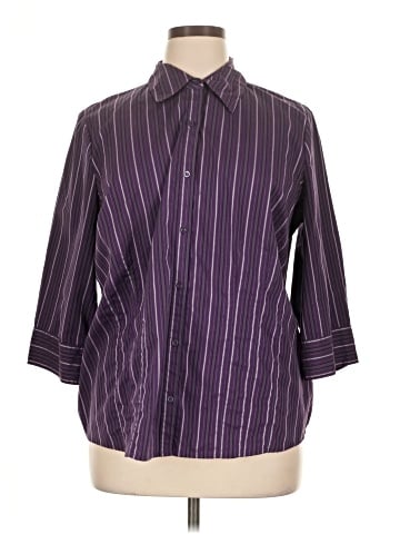Apt. 9 3/4 Sleeve Button-Down Shirt (view 1)