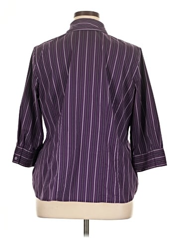 Apt. 9 3/4 Sleeve Button-Down Shirt (view 2)
